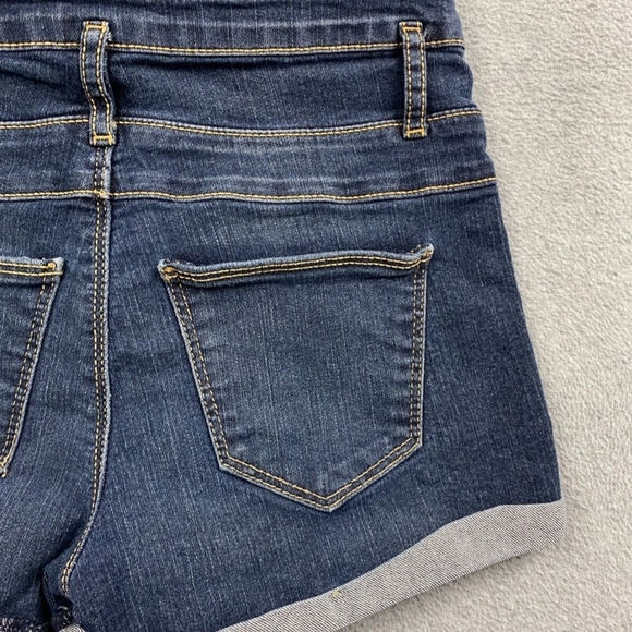 Refuge Women's Denim Blue Shorts - Picture 9 of 15